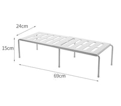 Telescopic kitchen rack kitchen supplies rack
