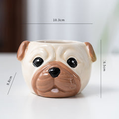 Ceramic Cartoon Animal Flowerpot Home Gardening