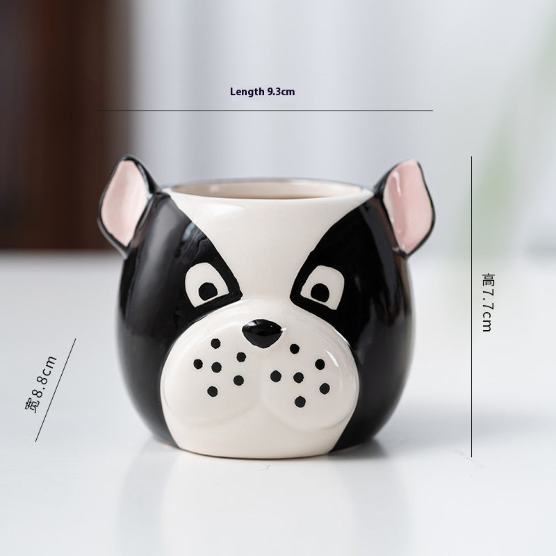 Ceramic Cartoon Animal Flowerpot Home Gardening