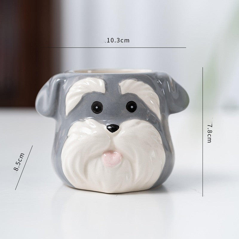 Ceramic Cartoon Animal Flowerpot Home Gardening